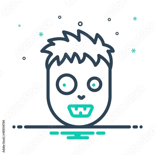 Mix icon for terrible ghost 