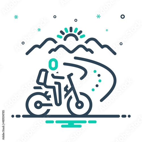 Mix icon for touring tourism