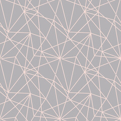 Papier peint photo Pastel patrons Mosaïque triangles pastel lignes modernes  © MariaTem