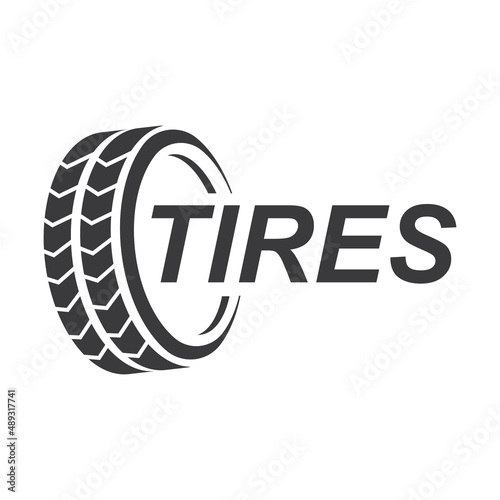 Tires illustration design