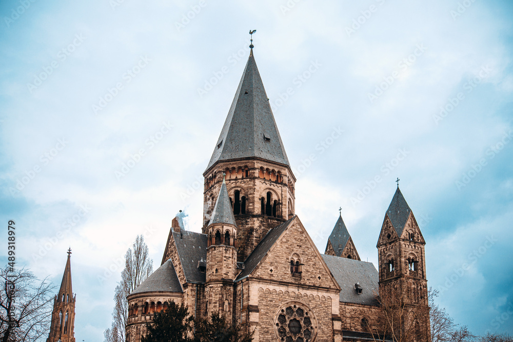 Traditional Cathedral building in Metz, France