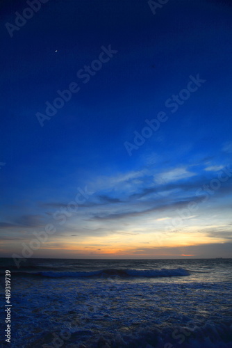 sunset at sea