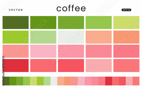 Guava Vector Color Scheme Palettes