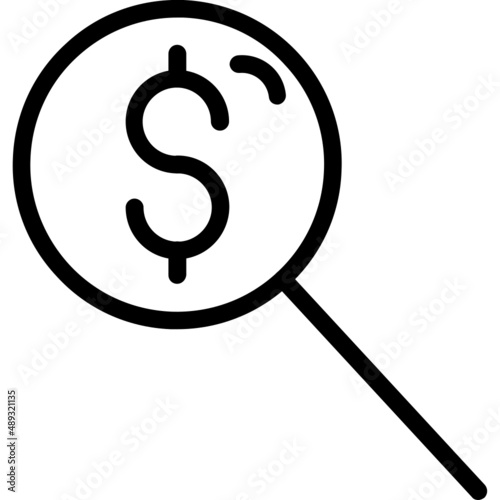 Search Dollar Icon