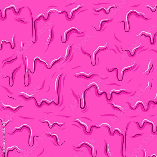 Melted pink background. Pink Grime