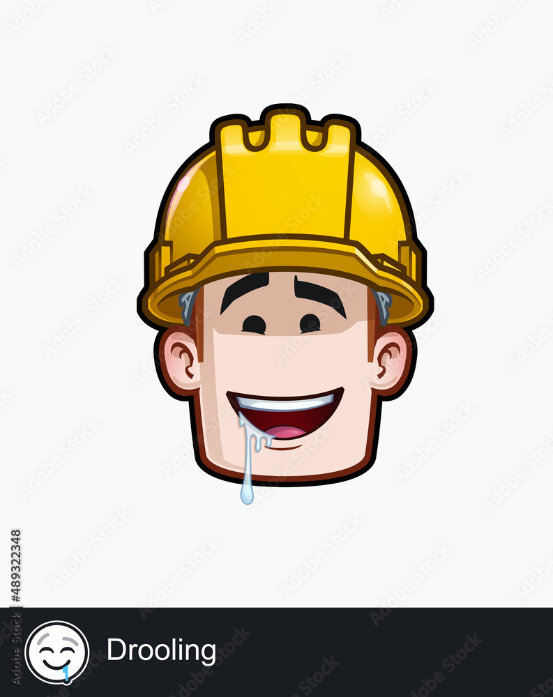 Construction Worker - Expressions - Drooling