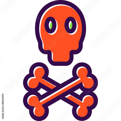 Skull Crossbones Icon