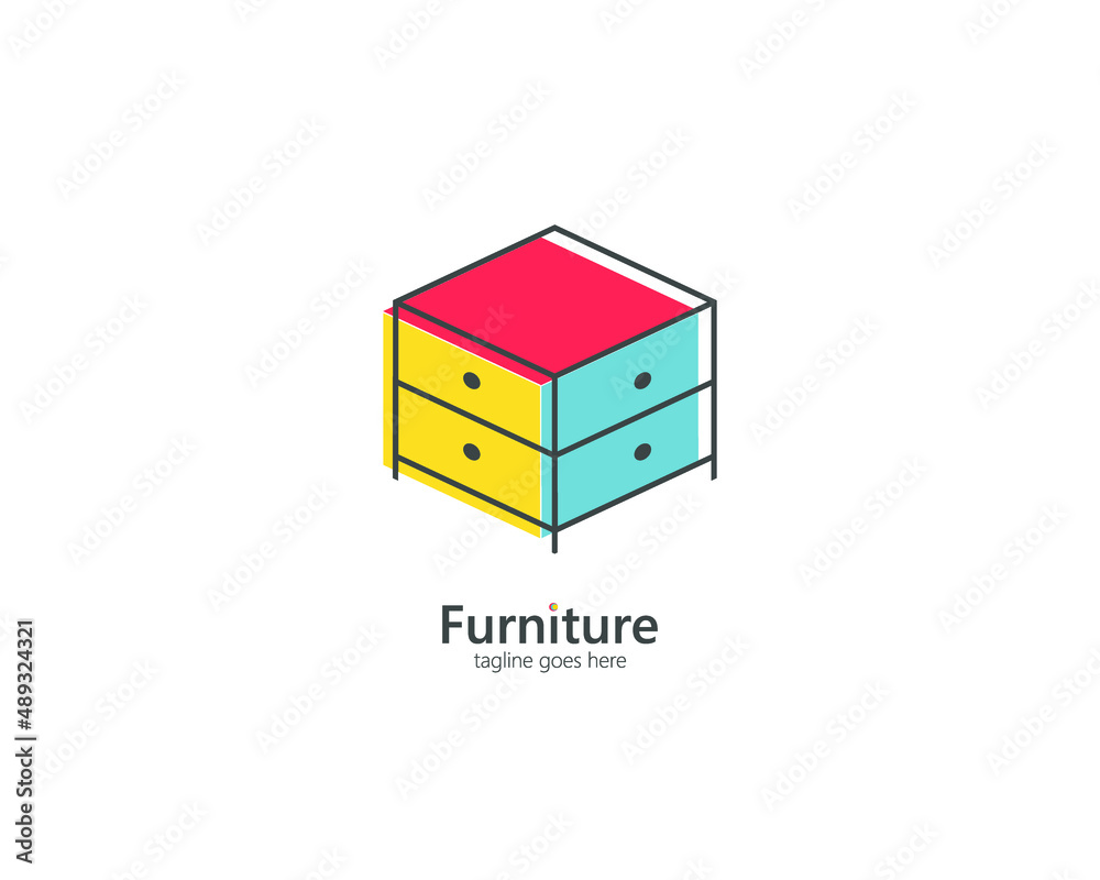 furniture logos. wardrobe icon design with colorful concept. design for interior businesses and companies. furniture logos. wardrobe icon design with colorful concept. design for interior businesses and companies.