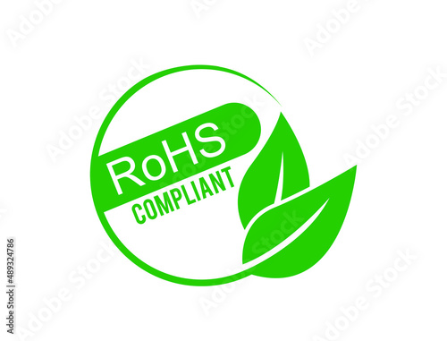 RoHS compliant icon vector illustration 