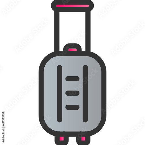 Suitcase Rolling Icon