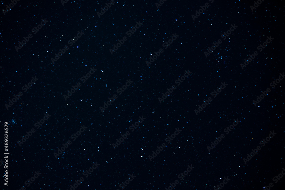 starry night sky in jabal shams mountain in Oman
