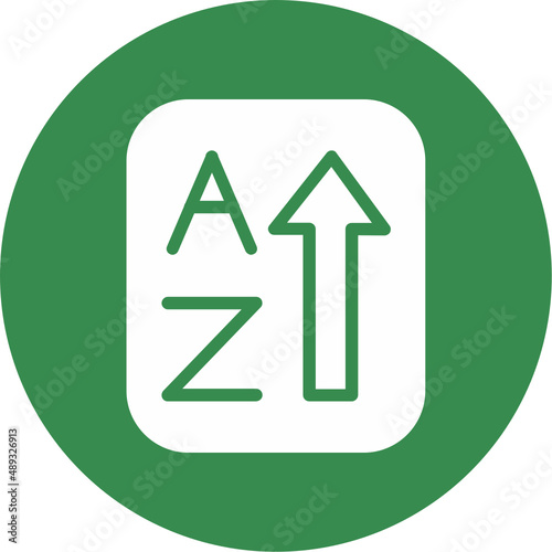 Sort Alpha Up Icon