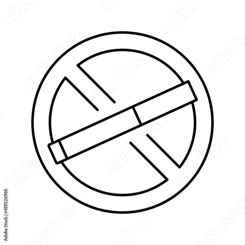 gambling game addiction line icon vector illustration