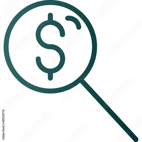 Search Dollar Icon