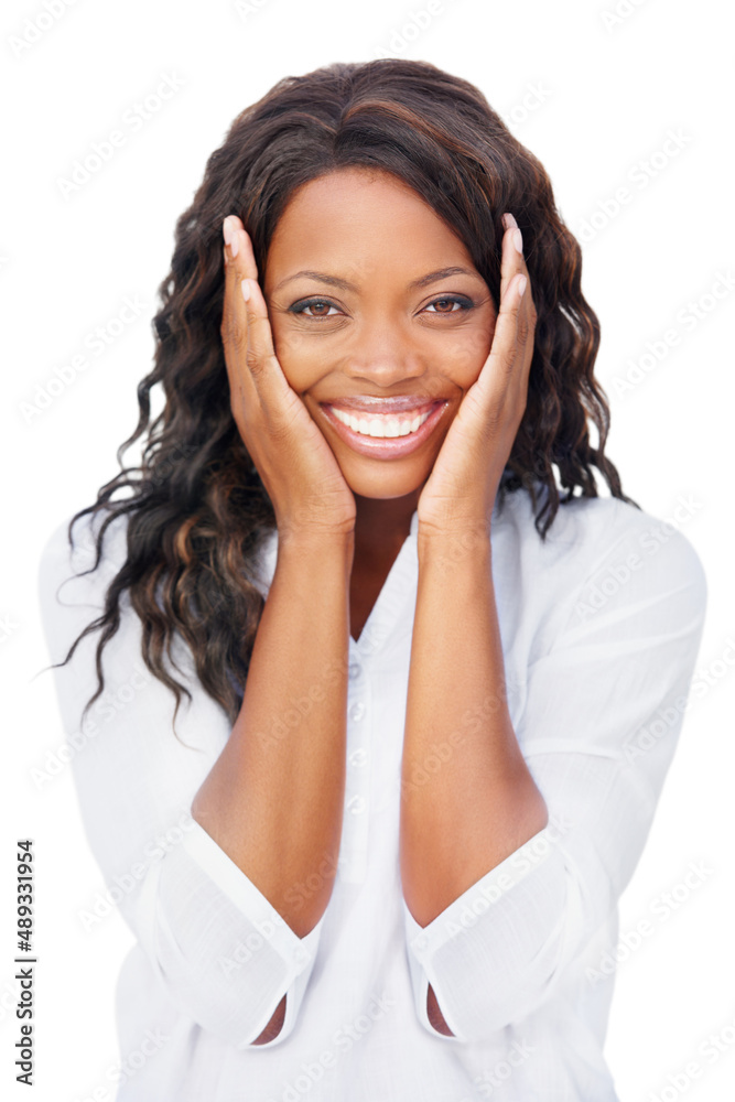 So surprised. Cropped view of a pretty african american woman looking surprised. So surprised. Cropped view of a pretty african american woman looking surprised.