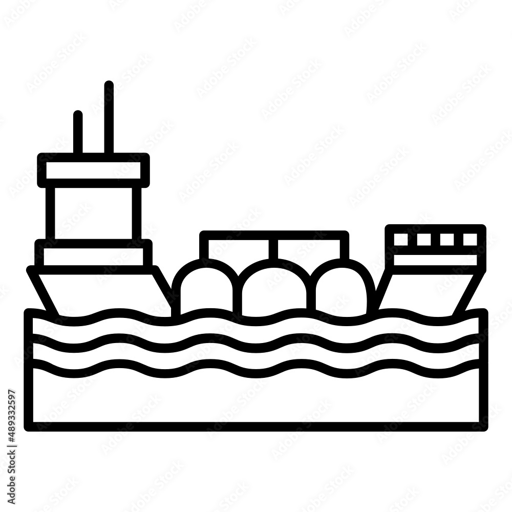 Very Large Crude Carrier Vector Icon Design, crude oil and natural Liquid Gas Symbol, Petroleum and gasoline Sign, power and energy market stock, Oil Tanker Ship Sails Across the Ocean Concept Very Large Crude Carrier Vector Icon Design, crude oil and natural Liquid Gas Symbol, Petroleum and gasoline Sign, power and energy market stock, Oil Tanker Ship Sails Across the Ocean Concept