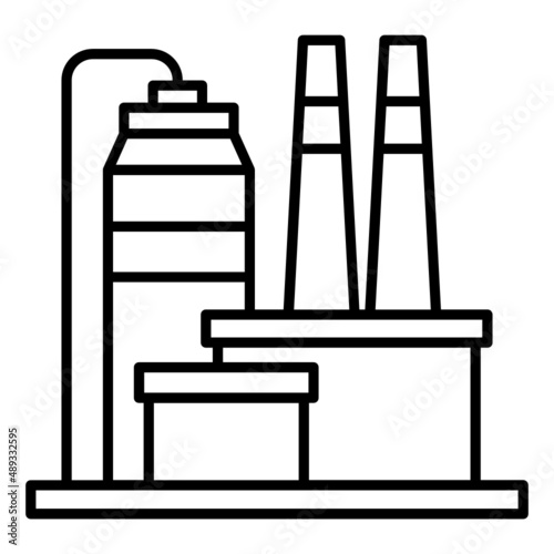 distillation columns with lower boiling points Vector Icon Design, crude oil and natural  Liquid Gas Symbol, Petroleum  and gasoline Sign, power and energy market, Petrochemicals Process Unit Concept