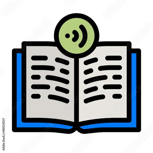 ereader line icon