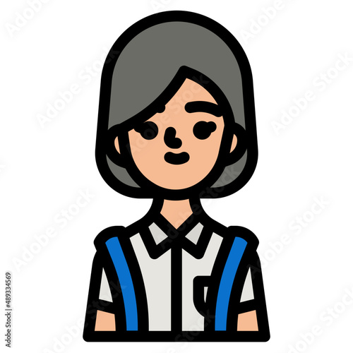 students line icon