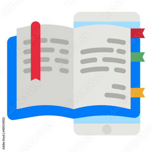 ebook flat icon