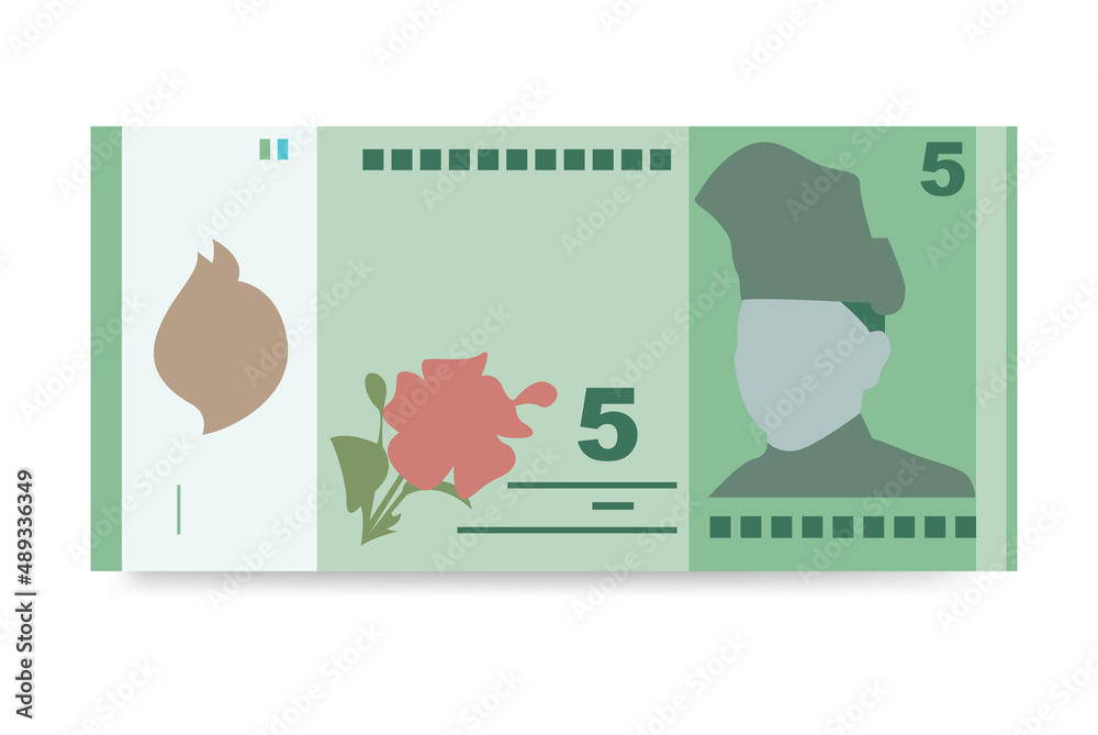 Malaysian Ringgit Vector Illustration Malaysia Indonesia Philippines 