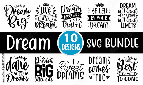 Dream SVG  Bundle Cut File 