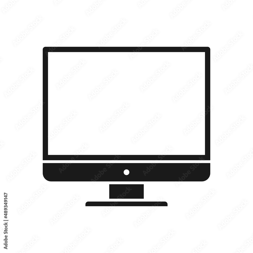 Monitor, monitor icon isolated on white background, desktop computer. Vector, cartoon illustration. Vector. Monitor, monitor icon isolated on white background, desktop computer. Vector, cartoon illustration. Vector.
