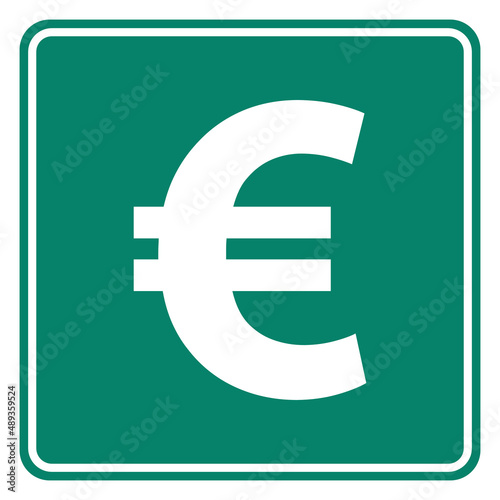 Euro und Schild