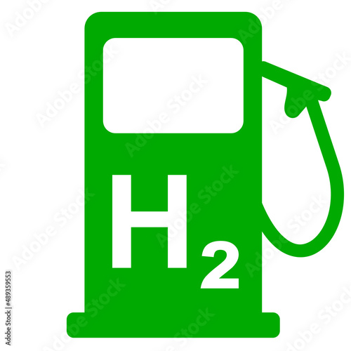Wasserstoff und Tankstelle