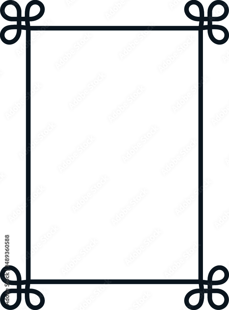 Vector border frame. Background or book page. Simple rectangular billboard, poster, plaque, signboard, sticker, or label Vector border frame. Background or book page. Simple rectangular billboard, poster, plaque, signboard, sticker, or label