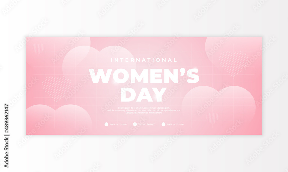 International women's day sale design