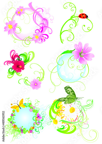 Design elements color nature
