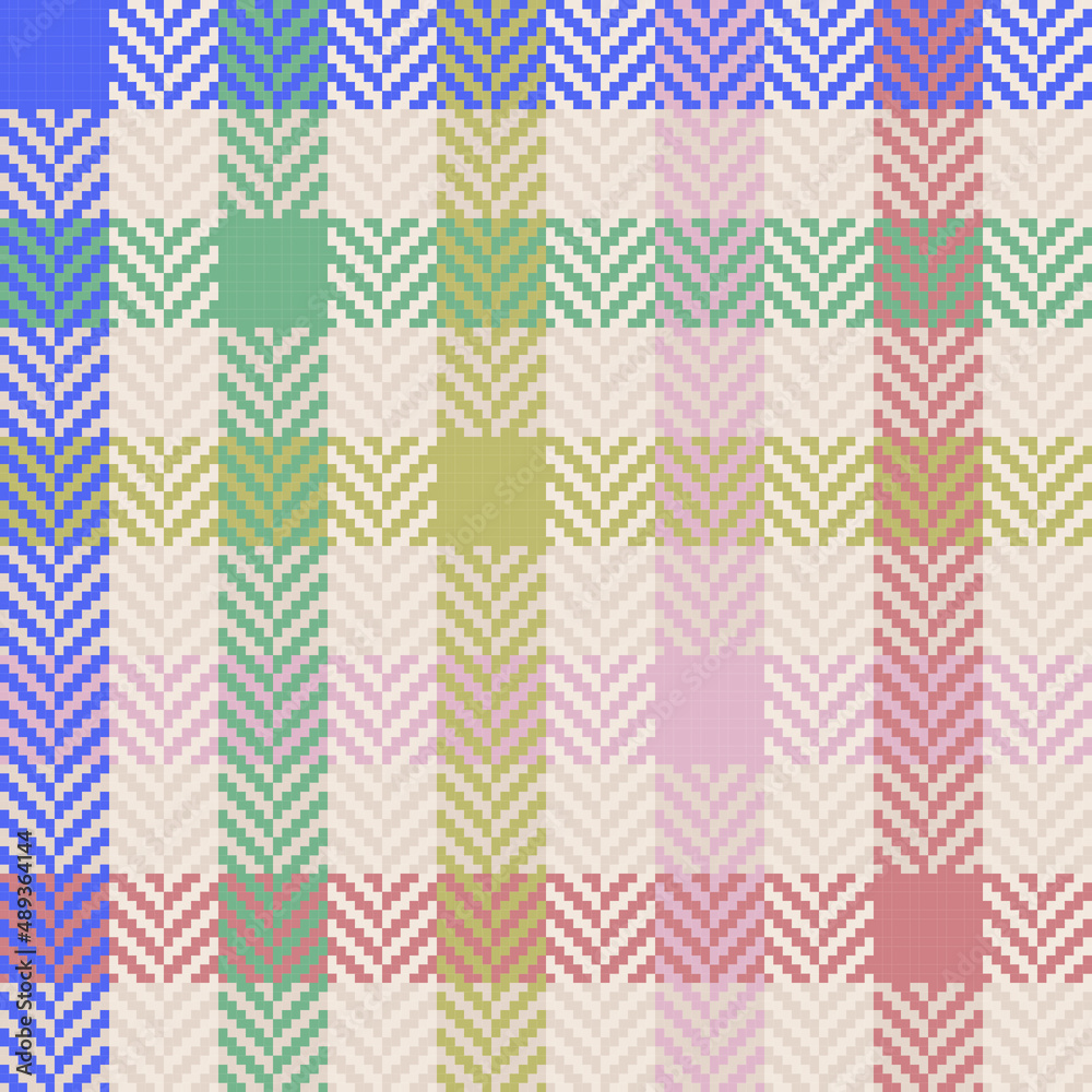 Estampado vectorial de cuadros. Perfecto para proyectos de tejido, álbumes de recortes y papel tapiz.