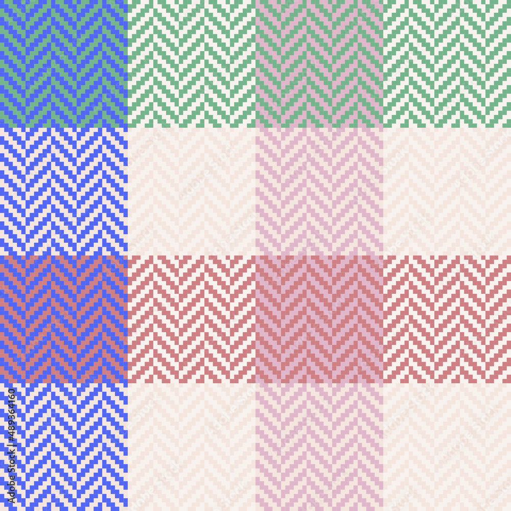 Estampado vectorial de cuadros. Perfecto para proyectos de tejido, álbumes de recortes y papel tapiz.