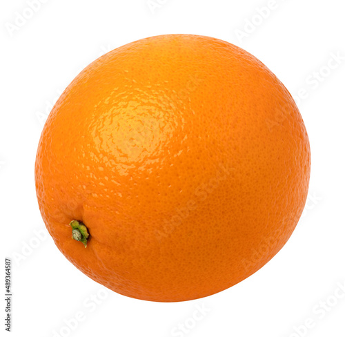 Orange fruit isolated on the white background  clipping path  single