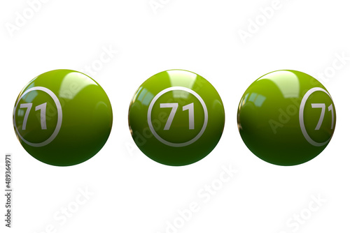 bingo ball 3d 71