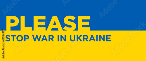 Fotografie, Obraz stop war in Ukraine