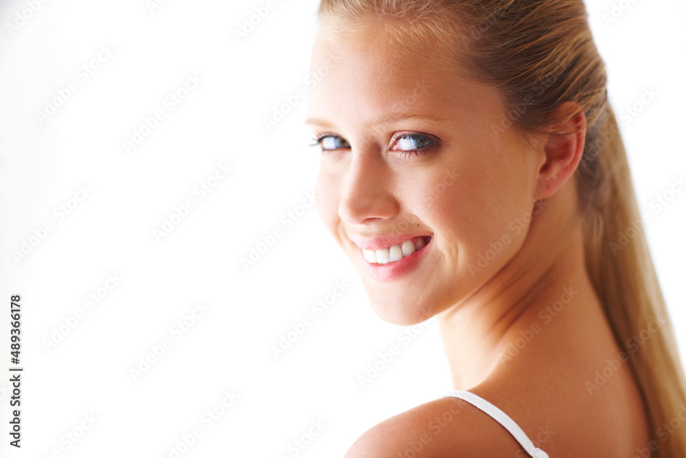 Be yourself, everyone else is taken. Cropped shot of an attractive young woman. Be yourself, everyone else is taken. Cropped shot of an attractive young woman.
