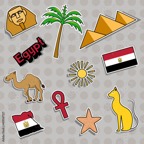 Sticker travel Egypt
