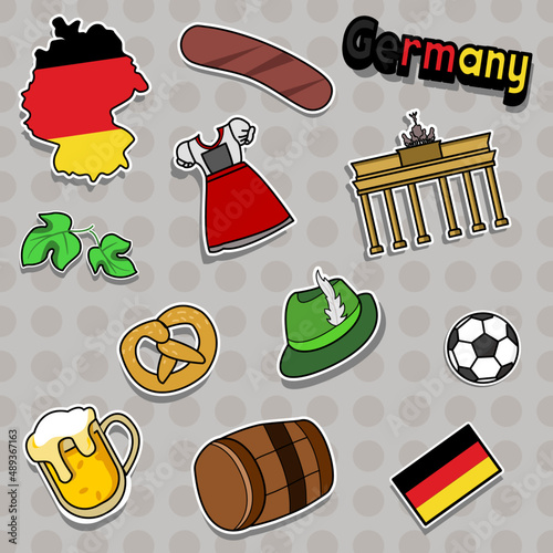 Sticker travel Germany 
