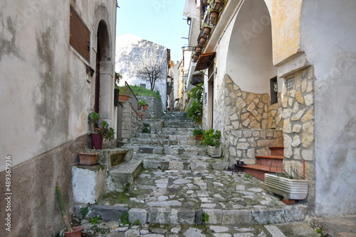 The Italian village of Itri. photo