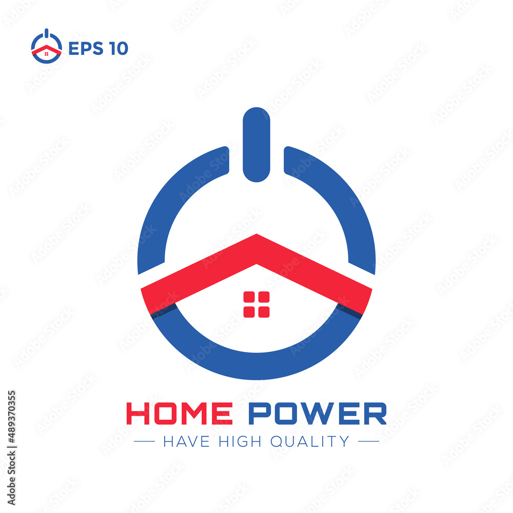 Home power logo design, with simple style. very suitable for housing logos, logo templates, etc. Home power logo design, with simple style. very suitable for housing logos, logo templates, etc.