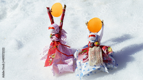 snowman on snow