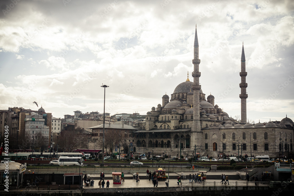 Fototapeta premium Yeni Cami Moschee in Istanbul, Türkei