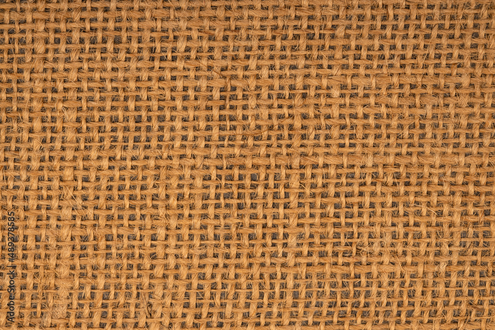 Brown Jute Background, simple Illustration, Texture with vignette effect. Macro Jute lines. Brown Jute Background, simple Illustration, Texture with vignette effect. Macro Jute lines.