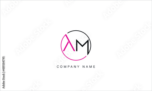 AM, MA, AM, Letters Logo Monogram