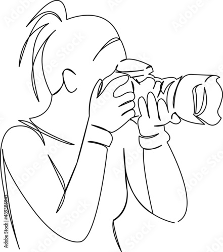 girl photographer