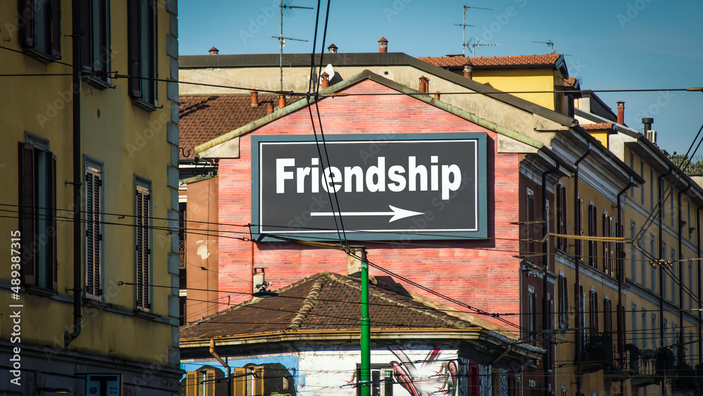 Street Sign to Friendship