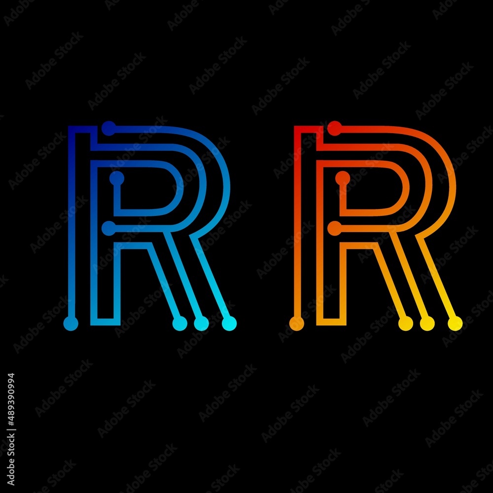letter r vector logo template illustration.This logo suitable for business letter r vector logo template illustration.This logo suitable for business