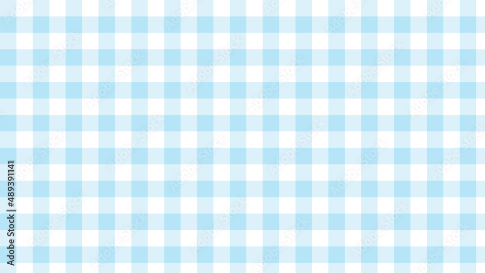 blue pastel gingham, plaid, checkered pattern background, perfect